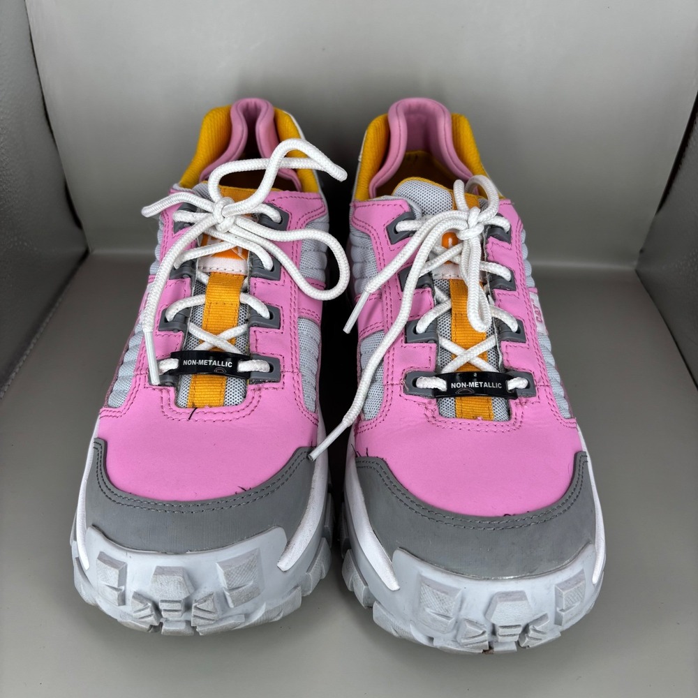 Caterpillar Invader Composite Toe Pink Work Shoes Womens 9.5 P91463 Sneaker Boot - Picture 2 of 7